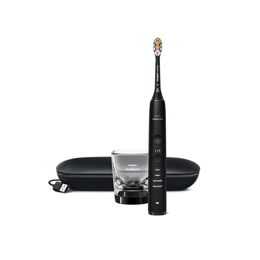 Philips Sonicare DiamondClean 9000 HX9911/17 në ngjyrë të zezë