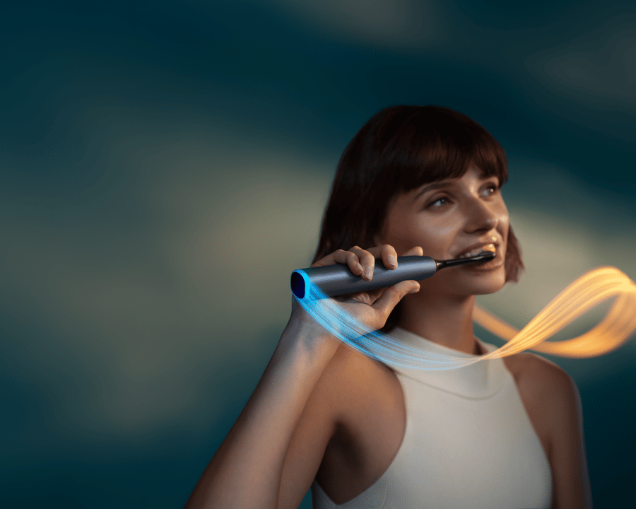 Визуелни насоки за покриеноста при чистење со Philips Sonicare