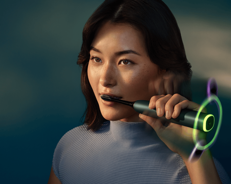 Зелена повратна информација за притисок кај Philips Sonicare