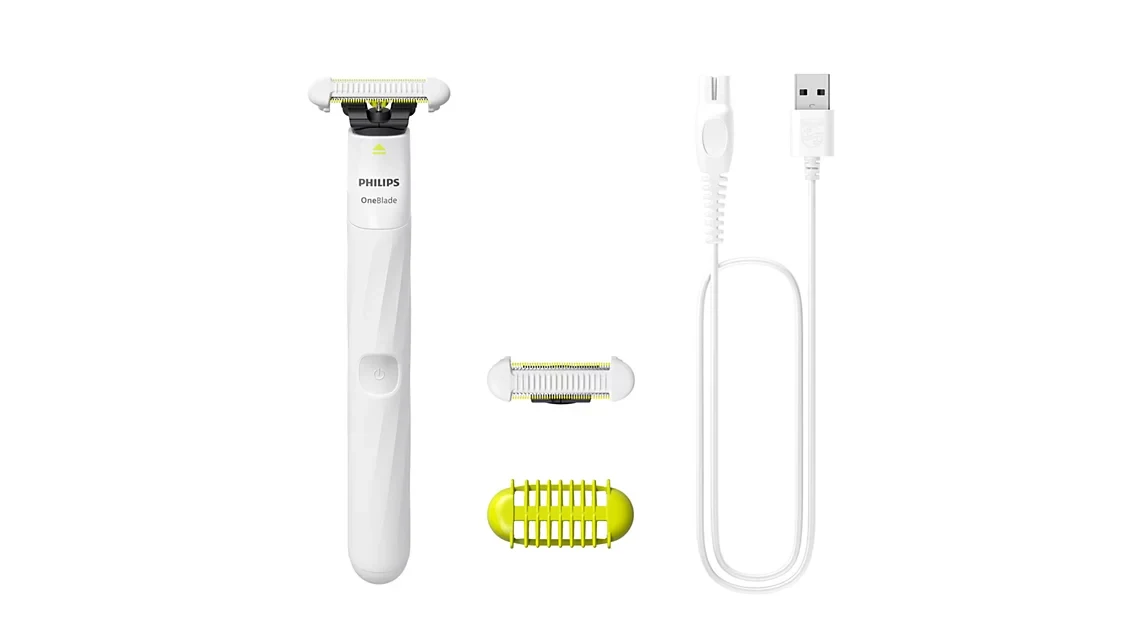 Philips OneBlade Intimate s oštricom SkinProtect, češljem i kablom za punjenje