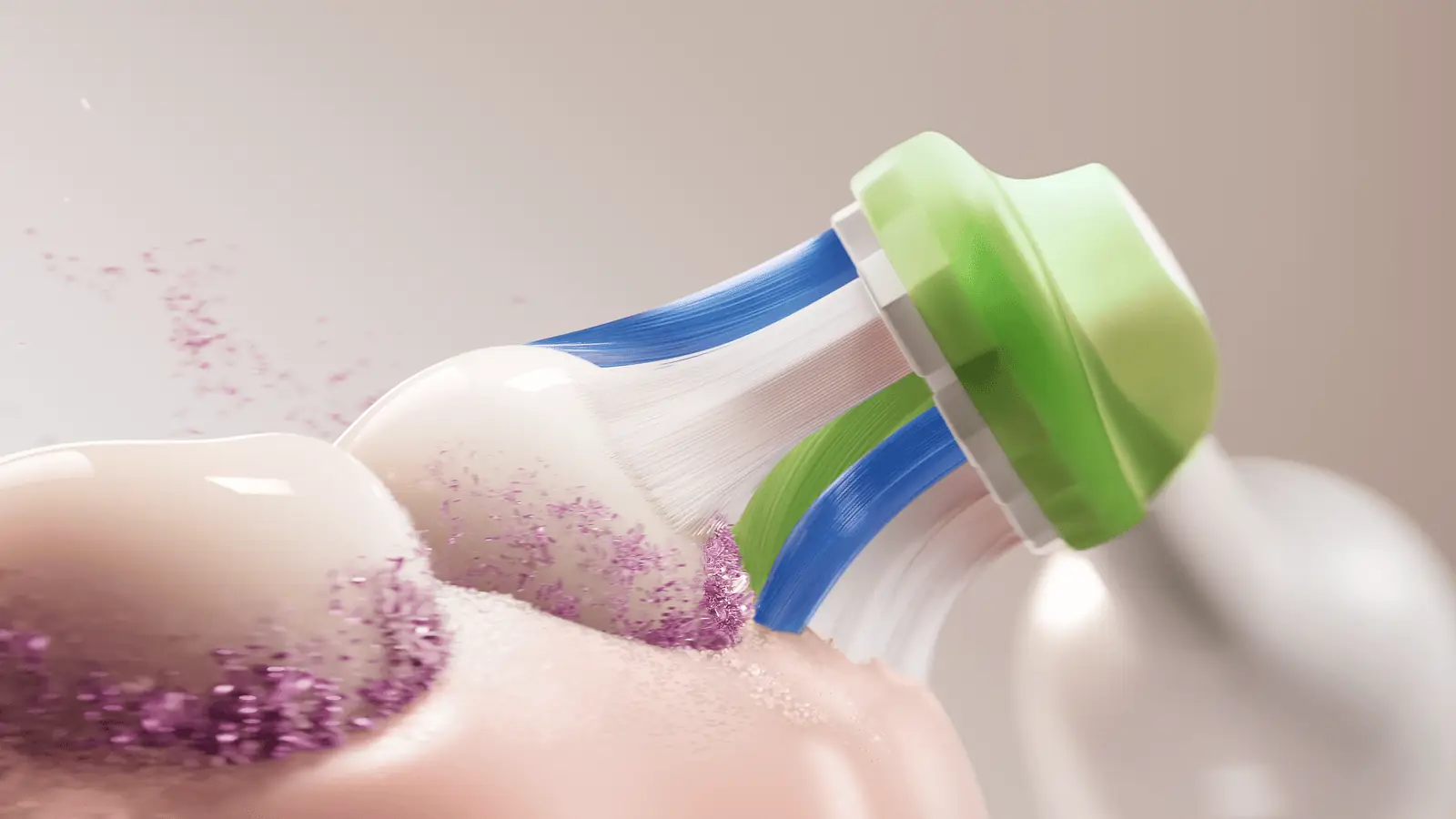 Koka e furçës Philips Sonicare për heqjen e pllakës bakteriale nga dhëmbët