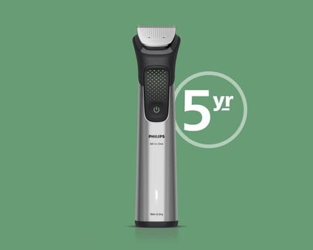 Beş illik zəmanət işarəsi ilə Philips çoxfunksiyalı trimmeri